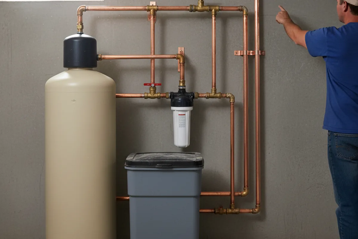 Whole-house water treatment system installed in Salix